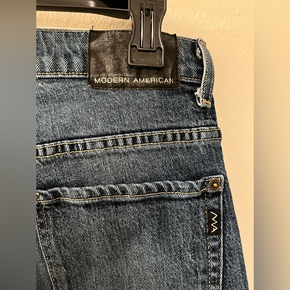 Wide Leg Blue Jeans - Picture 6 of 8